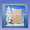 Green tree design ceramic photo frame